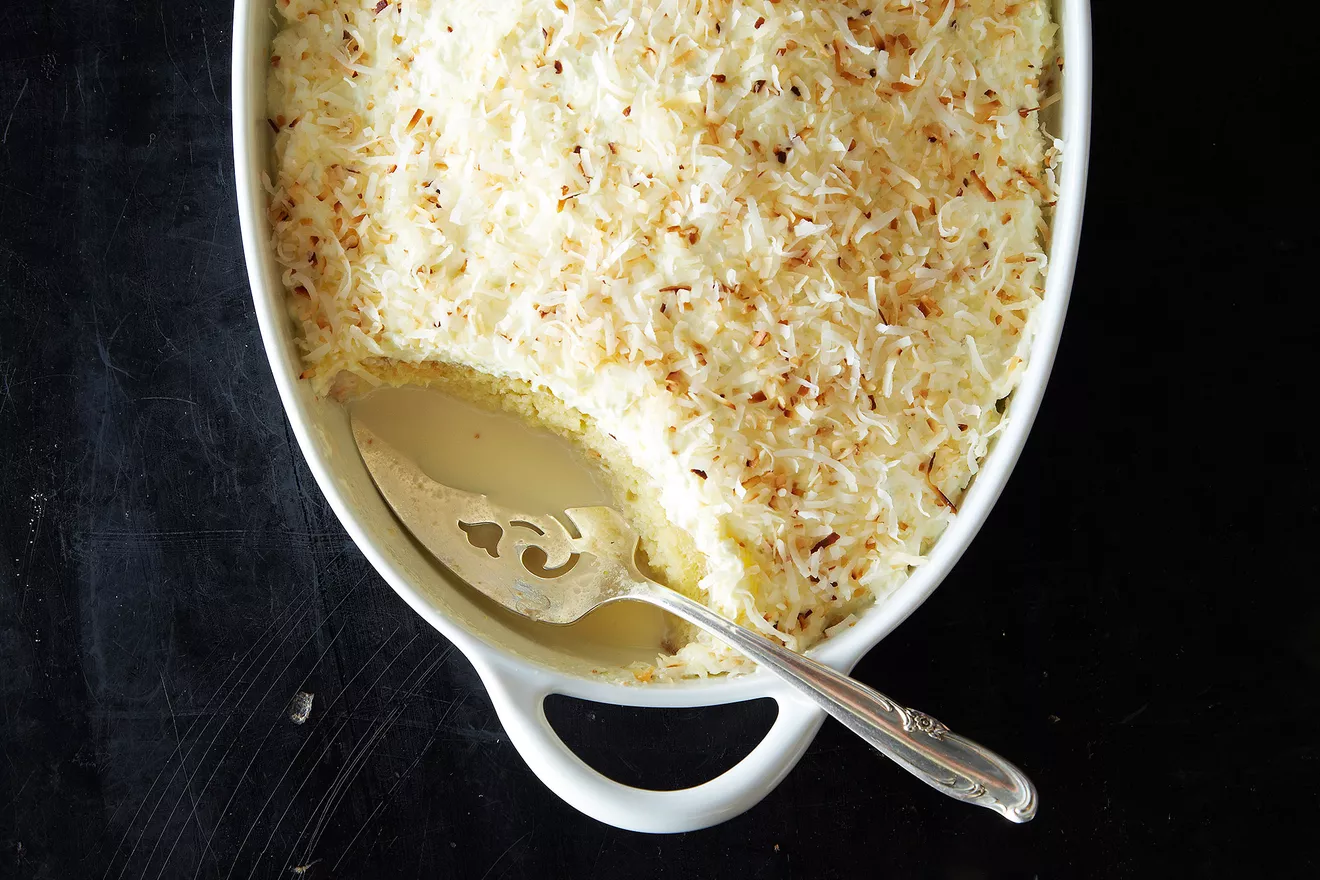 coconut tres leches cake