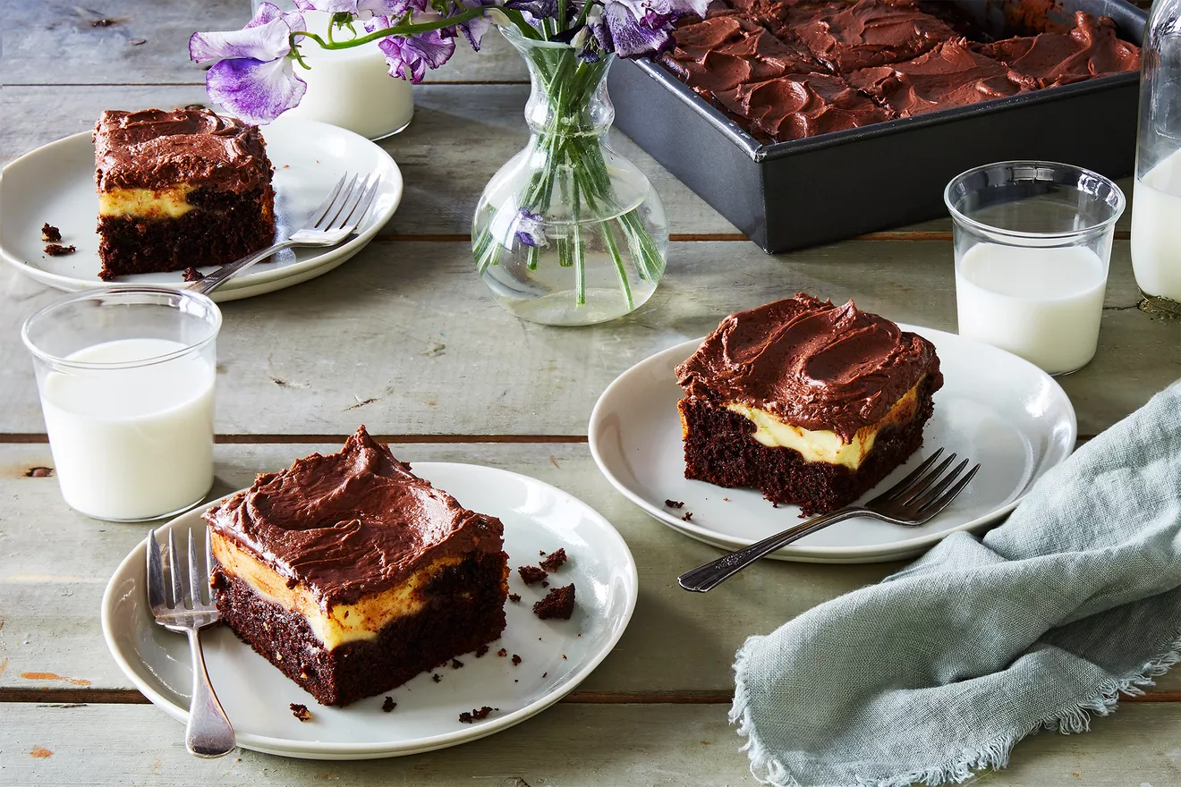 fudgy cream cheese chocolate cake