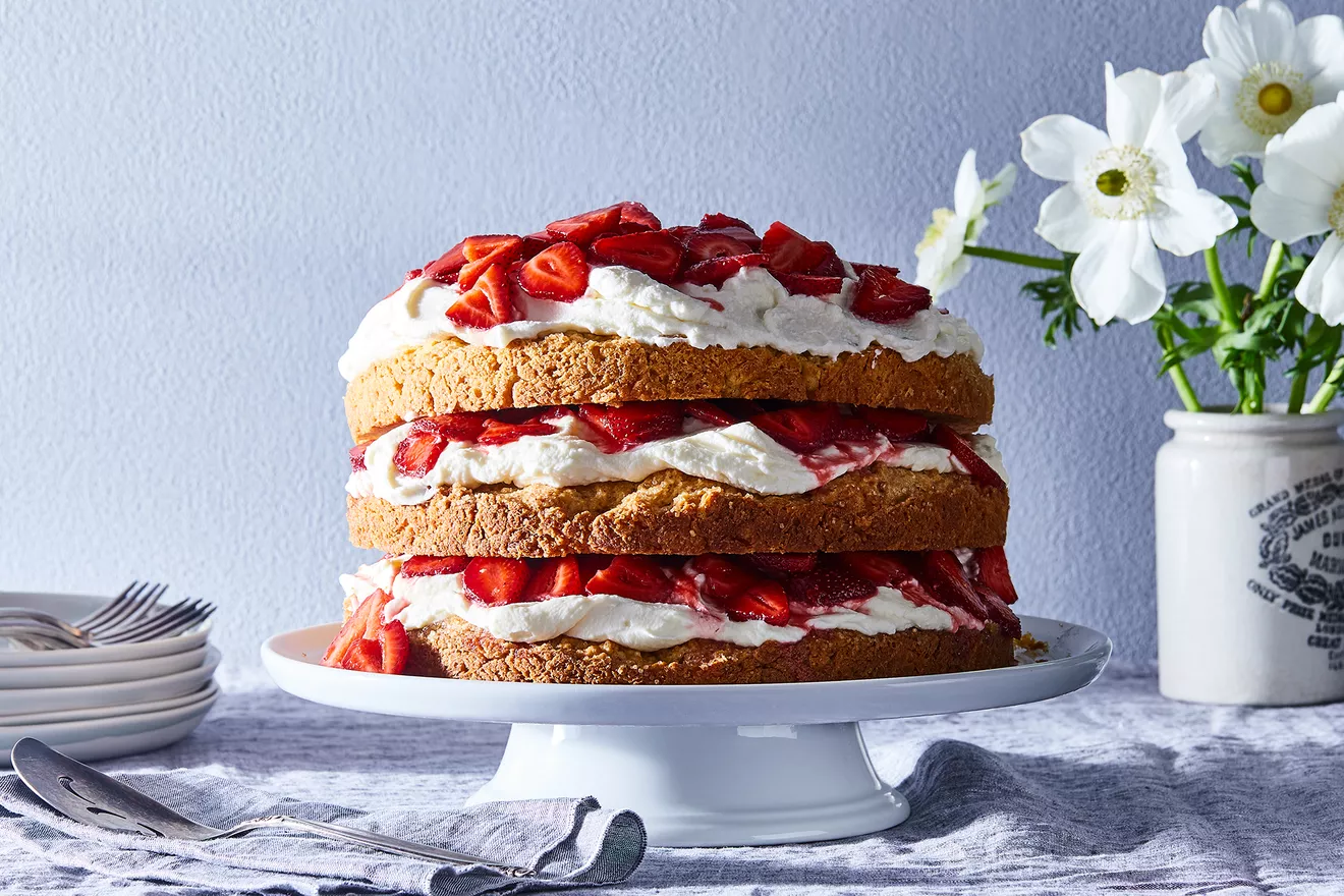 strawberry not-so-short cake from Erin McDowell