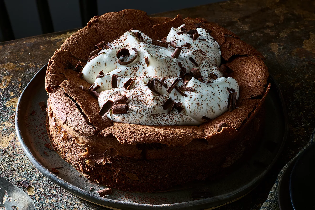 chocolate cloud cake from Richard Sax