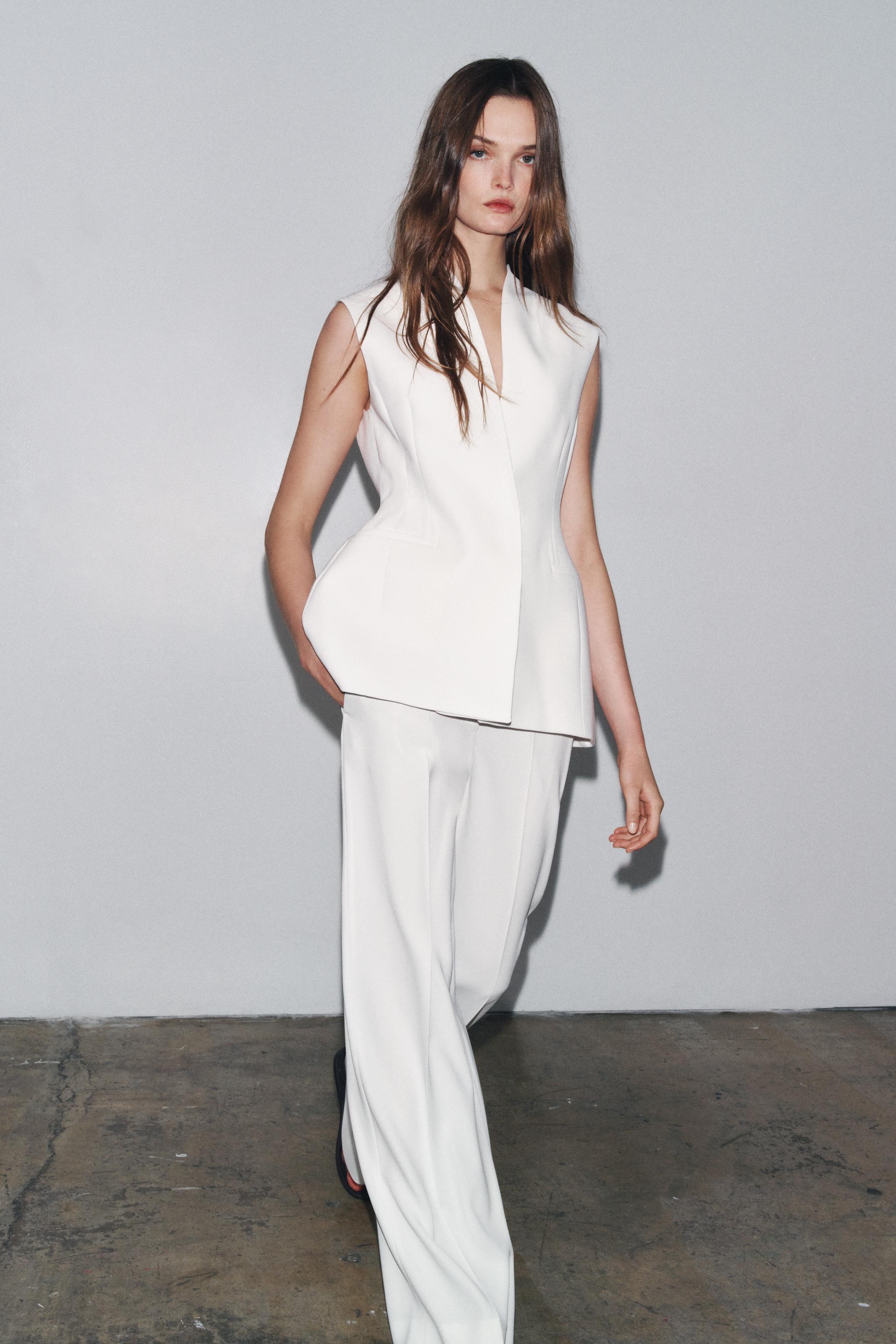 Zw Collection Peplum Vest