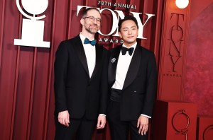 Will Aronson and Hue Park at The 78th Annual Tony Awards held at Radio City Music Hall on June 08, 2025 in New York, New York.