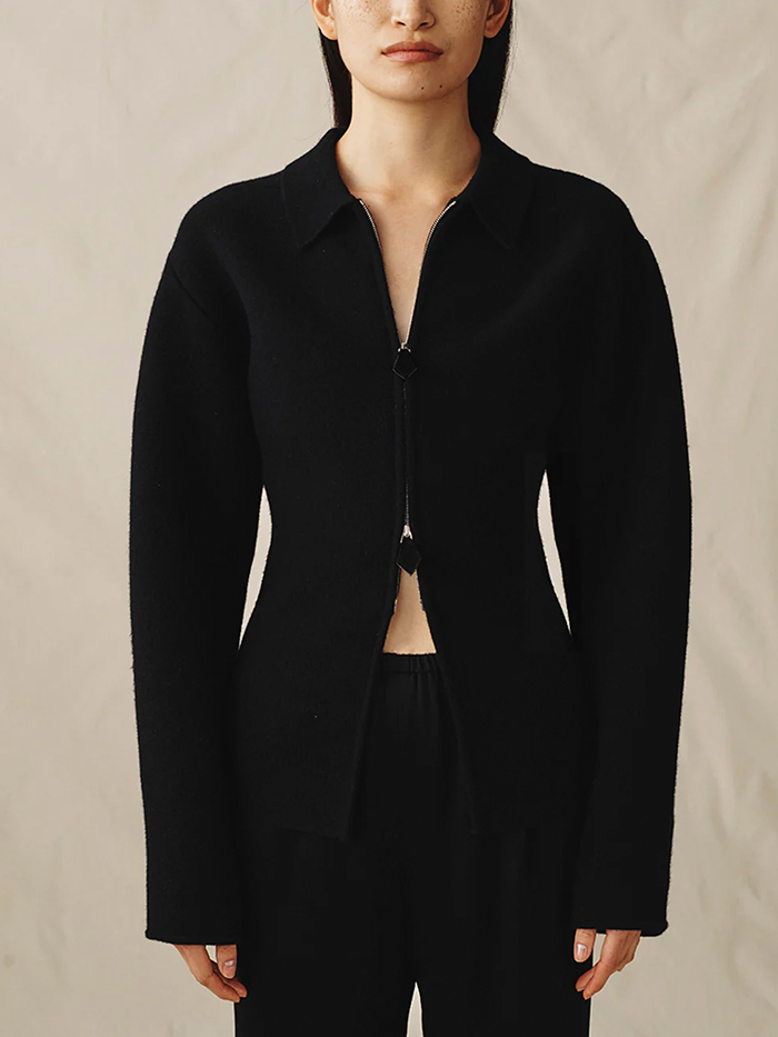 Attersee, The Sculpted Zip Jacket